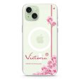 #18-2120 Honeysuckle II iPhone 15 Plus MagSafe Compatible Ultra Clear Case Fashion