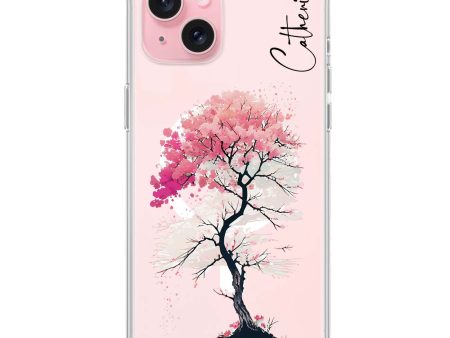 A Cherry tree iPhone 15 Plus MagSafe Compatible Ultra Clear Case Discount