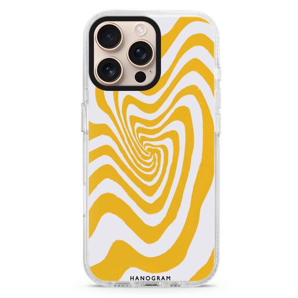 Abstract Paint Pattern iPhone 15 Pro MagSafe Compatible Ultra Clear Case Fashion