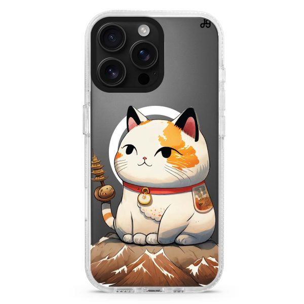 A Cute Cat iPhone 15 Pro MagSafe Compatible Ultra Clear Case For Cheap