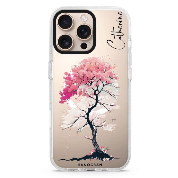 A Cherry tree iPhone 15 Pro MagSafe Compatible Ultra Clear Case For Discount