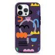 Abstract Doodles Pattern iPhone 14 Pro MagSafe Compatible Durashock Case on Sale