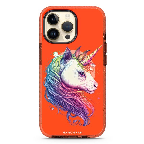 A unicorn iPhone 14 Pro MagSafe Compatible Durashock Case on Sale