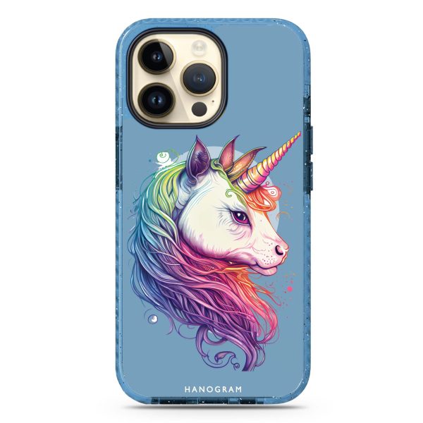 A unicorn iPhone 14 Pro MagSafe Compatible Durashock Case on Sale