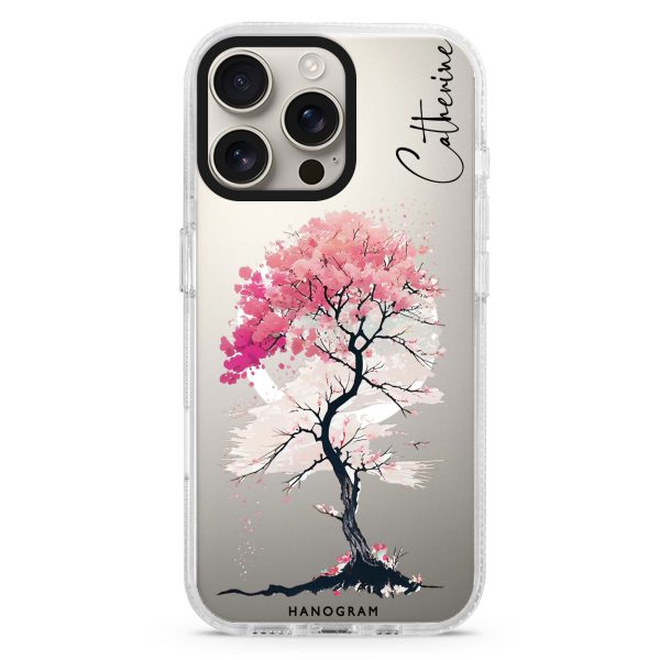 A Cherry tree iPhone 15 Pro MagSafe Compatible Ultra Clear Case For Discount