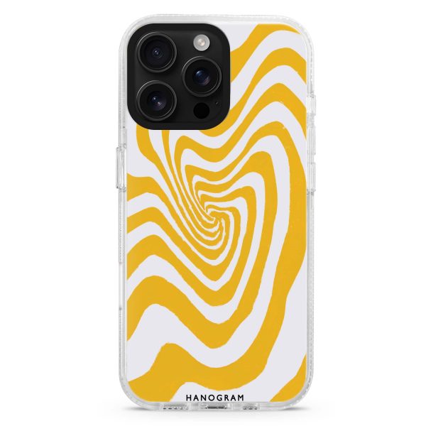 Abstract Paint Pattern iPhone 15 Pro MagSafe Compatible Ultra Clear Case Fashion