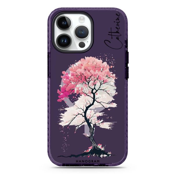 A Cherry tree iPhone 14 Pro MagSafe Compatible Durashock Case Online