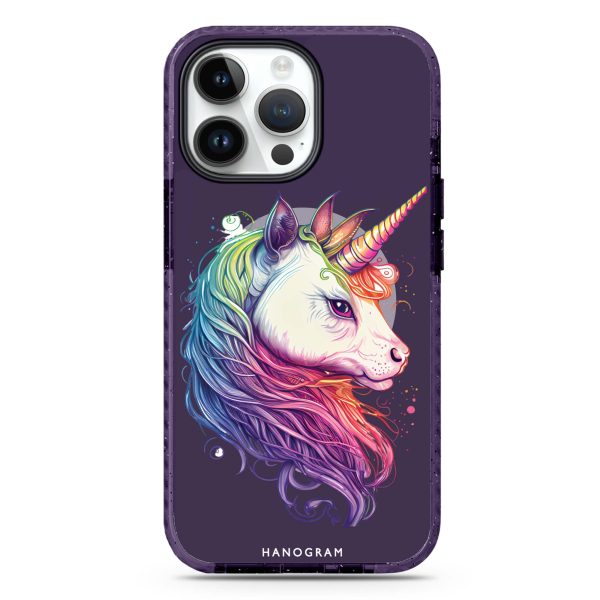 A unicorn iPhone 14 Pro MagSafe Compatible Durashock Case on Sale