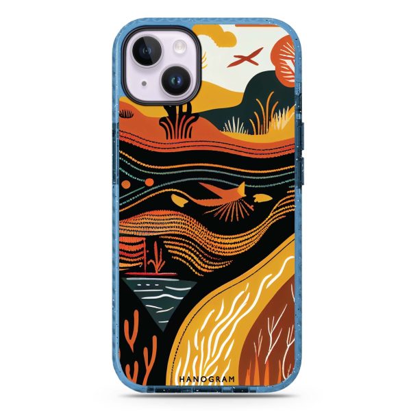 Abstract painting iPhone 14 MagSafe Compatible Durashock Case Cheap