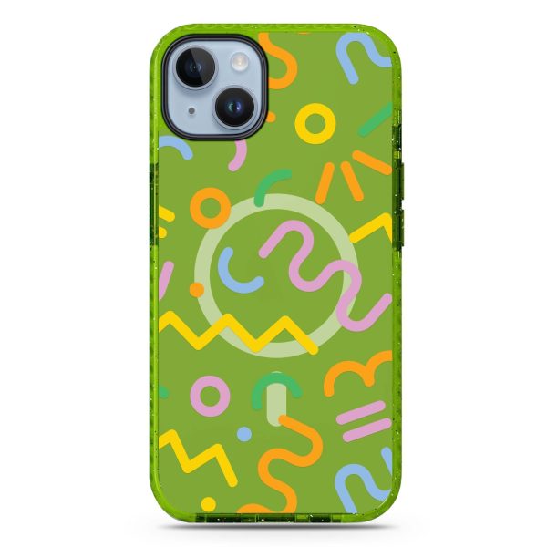 Abstract Doodles iPhone 14 MagSafe Compatible Durashock Case Online Sale