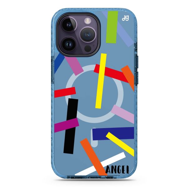 Abstract Art iPhone 14 Pro MagSafe Compatible Durashock Case Online Sale