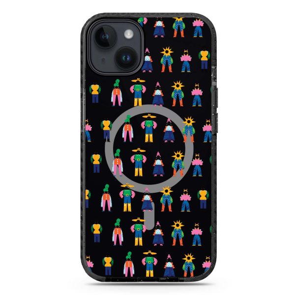 Abstract People Family iPhone 14 MagSafe Compatible Durashock Case Cheap