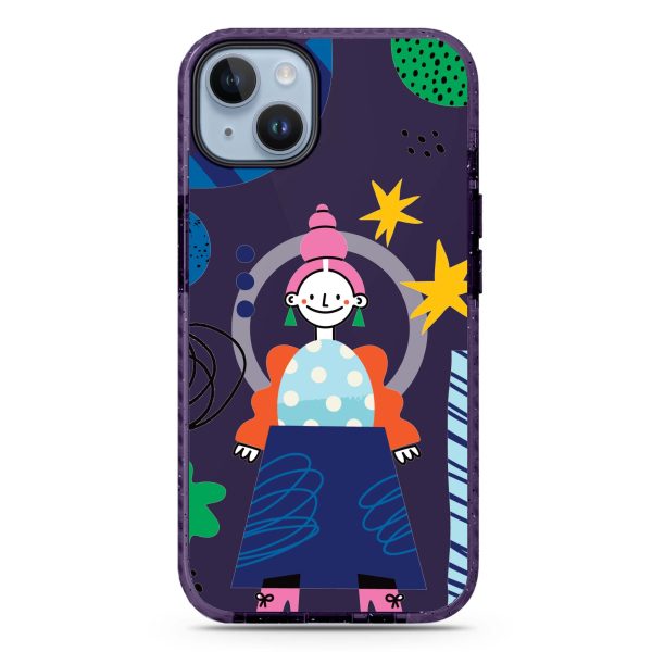 Abstract People iPhone 14 MagSafe Compatible Durashock Case Fashion