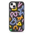 Abstract Doodles iPhone 14 MagSafe Compatible Durashock Case Online Sale