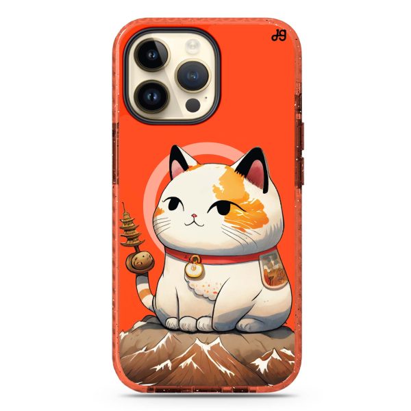 A Cute Cat iPhone 14 Pro MagSafe Compatible Durashock Case Online