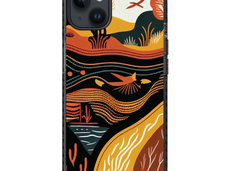 Abstract painting iPhone 14 MagSafe Compatible Durashock Case Cheap