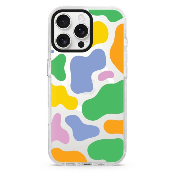 Abstract Doodles iPhone 15 Pro MagSafe Compatible Ultra Clear Case Cheap