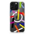 Abstract Art iPhone 15 Pro MagSafe Compatible Ultra Clear Case For Discount