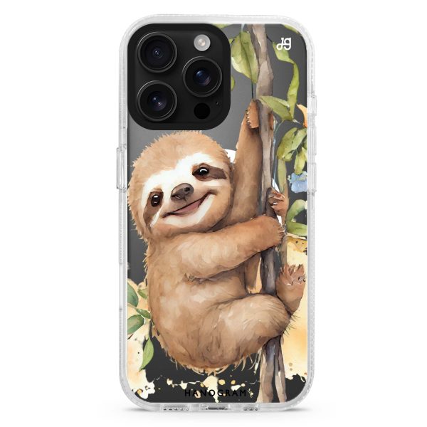 A Sloth iPhone 15 Pro MagSafe Compatible Ultra Clear Case Discount