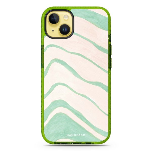 Abstract Paint Pattern iPhone 14 MagSafe Compatible Durashock Case Fashion