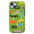 Abstract Doodles Pattern iPhone 14 MagSafe Compatible Durashock Case For Discount