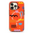 Abstract Doodles Pattern iPhone 14 Pro MagSafe Compatible Durashock Case on Sale