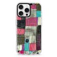 Abstract Checked Pattern iPhone 15 Pro MagSafe Compatible Ultra Clear Case Online