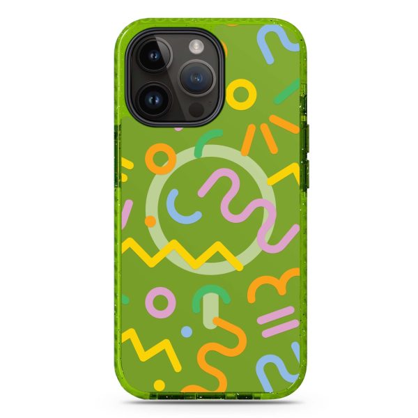 Abstract Doodles iPhone 14 Pro MagSafe Compatible Durashock Case Hot on Sale