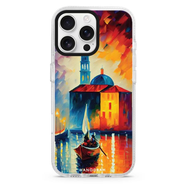 A Boat in Italy iPhone 15 Pro MagSafe Compatible Ultra Clear Case Discount