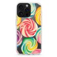 Abstract Candy iPhone 15 Pro MagSafe Compatible Ultra Clear Case Discount