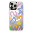 Abstract Doodles iPhone 15 Pro MagSafe Compatible Ultra Clear Case Sale