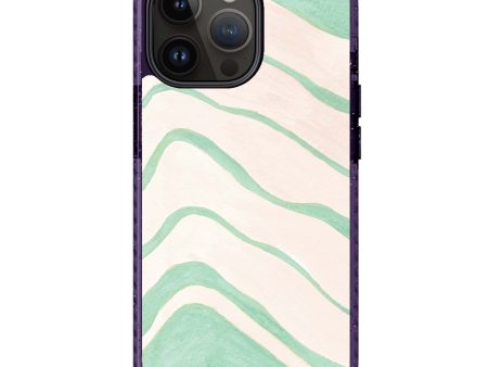 Abstract Paint Pattern iPhone 14 Pro MagSafe Compatible Durashock Case For Sale