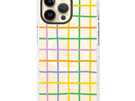 Abstract Doodles Pattern iPhone 14 Pro MagSafe Compatible Durashock Case For Sale