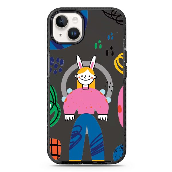 Abstract People iPhone 14 MagSafe Compatible Durashock Case Sale