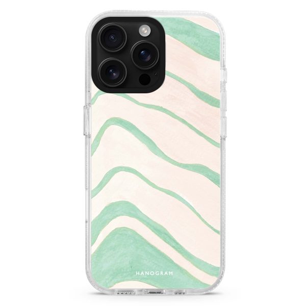 Abstract Paint Pattern iPhone 15 Pro MagSafe Compatible Ultra Clear Case Sale