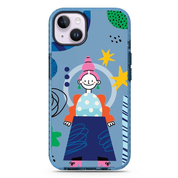 Abstract People iPhone 14 MagSafe Compatible Durashock Case Fashion