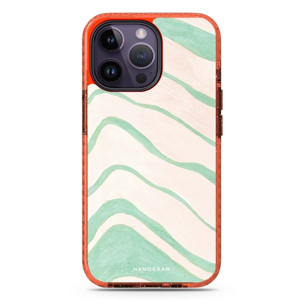 Abstract Paint Pattern iPhone 14 Pro MagSafe Compatible Durashock Case For Sale