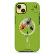 A watercolour floral iPhone 14 MagSafe Compatible Durashock Case Cheap