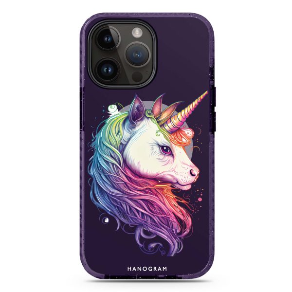 A unicorn iPhone 14 Pro MagSafe Compatible Durashock Case on Sale