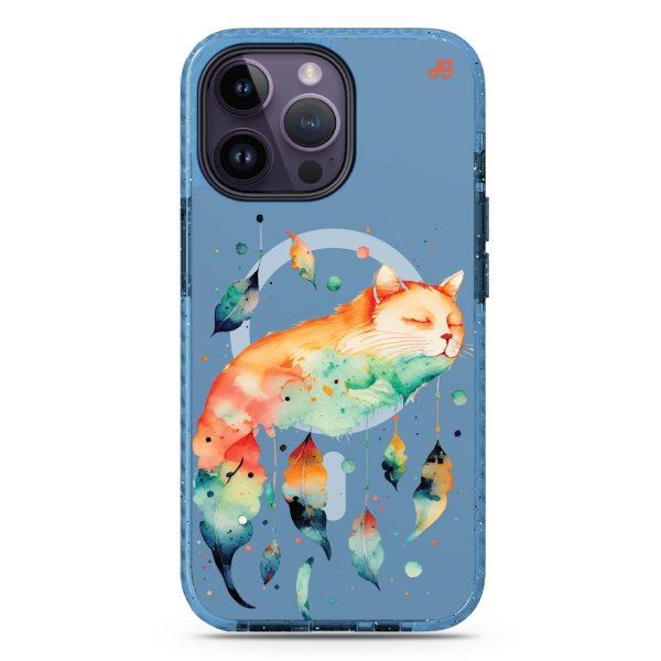 A Dream Cat iPhone 14 Pro MagSafe Compatible Durashock Case Fashion