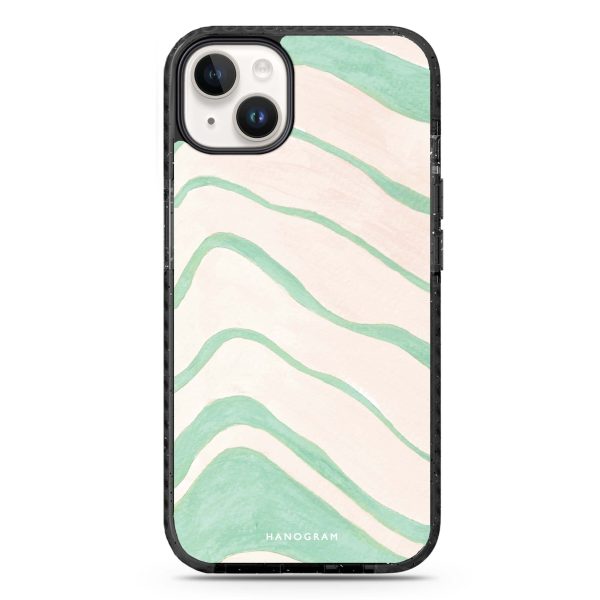 Abstract Paint Pattern iPhone 14 MagSafe Compatible Durashock Case Fashion