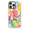 Abstract Candy iPhone 15 Pro MagSafe Compatible Ultra Clear Case Discount