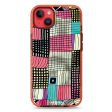 Abstract Checked Pattern iPhone 14 MagSafe Compatible Durashock Case Online Sale