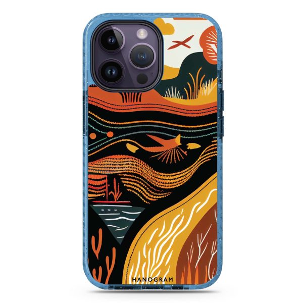 Abstract painting iPhone 14 Pro MagSafe Compatible Durashock Case Supply