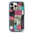 Abstract Checked Pattern iPhone 14 Pro MagSafe Compatible Durashock Case For Discount