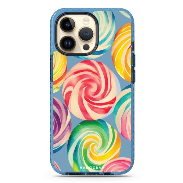 Abstract Candy iPhone 14 Pro MagSafe Compatible Durashock Case For Discount