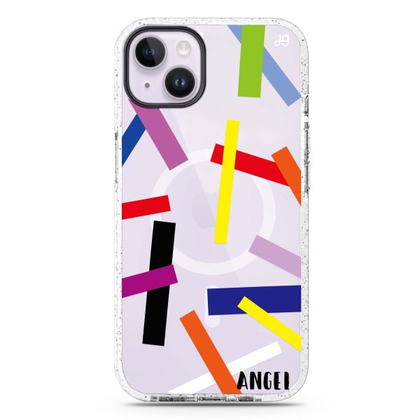 Abstract Art iPhone 14 Plus MagSafe Compatible Durashock Case Hot on Sale