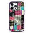 Abstract Checked Pattern iPhone 14 Pro Durashock Case For Cheap