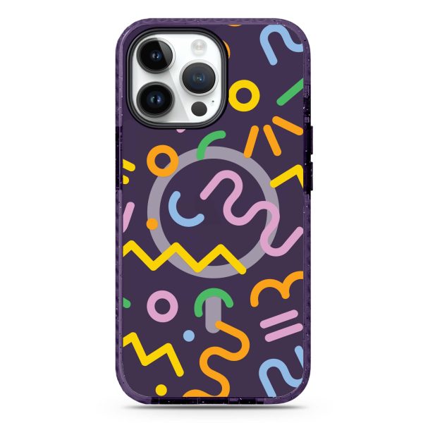 Abstract Doodles MagSafe Compatible Durashock Case Fashion