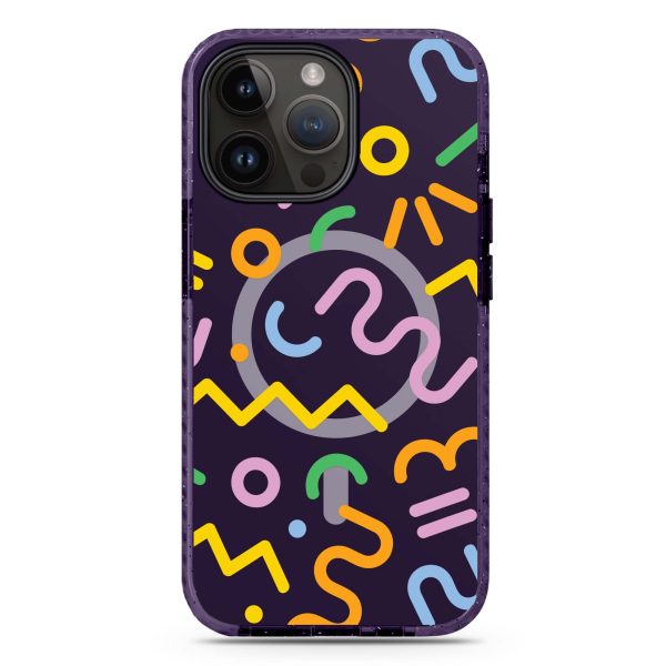 Abstract Doodles MagSafe Compatible Durashock Case Fashion